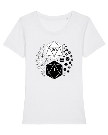 Yin & Yang dice White