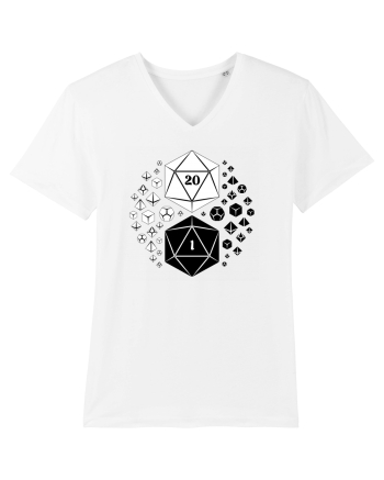 Yin & Yang dice White