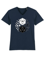 Yin & Yang dice Tricou mânecă scurtă guler V Bărbat Presenter