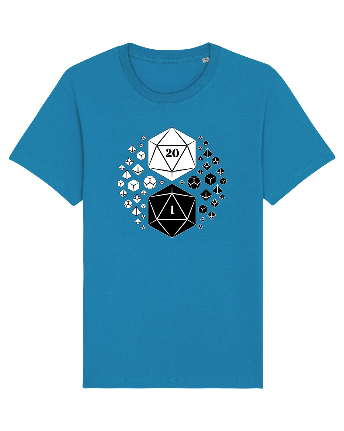 Tricou mânecă scurtă Unisex Rocker Azur