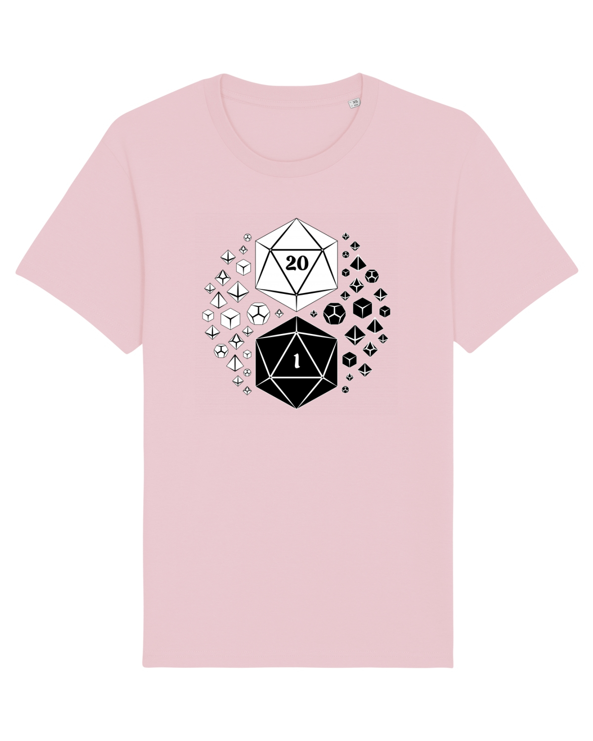 Tricou mânecă scurtă Unisex Rocker Cotton Pink