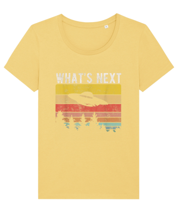 What's Next Sarcastic Retro Sunset Extraterrestrial UFO Jojoba