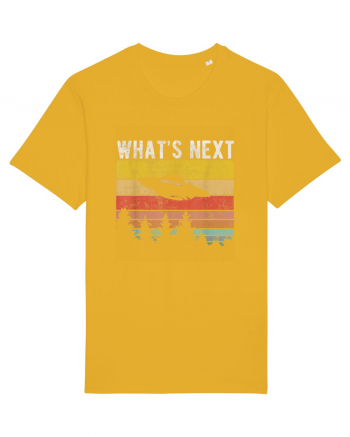 What's Next Sarcastic Retro Sunset Extraterrestrial UFO Spectra Yellow