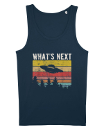 What's Next Sarcastic Retro Sunset Extraterrestrial UFO Maiou Bărbat Runs