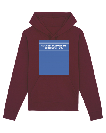 success follows me wherever i go Burgundy