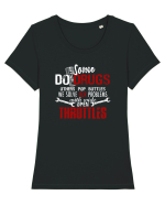 Throttles Tricou mânecă scurtă guler larg fitted Damă Expresser
