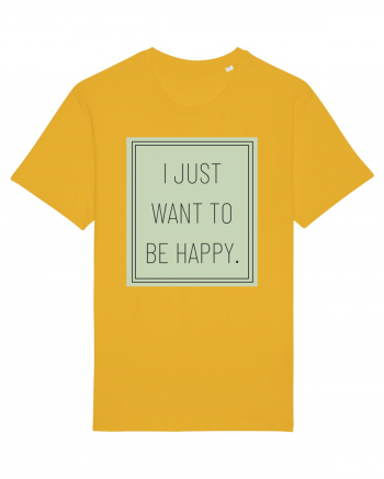 i jjust want to be happy Spectra Yellow