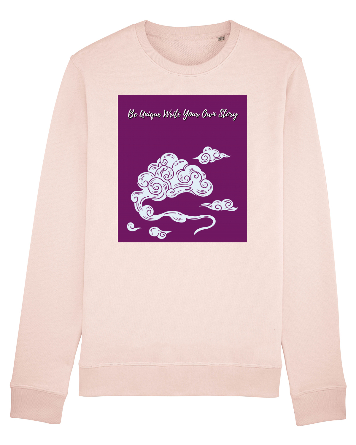 Bluză mânecă lungă Unisex Rise Candy Pink