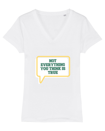 not everythink you think is true2 White