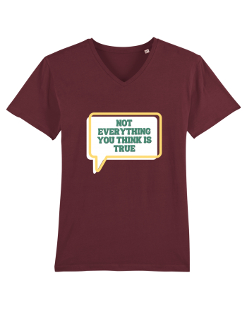 not everythink you think is true2 Burgundy