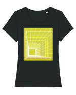 g Tricou mânecă scurtă guler larg fitted Damă Expresser