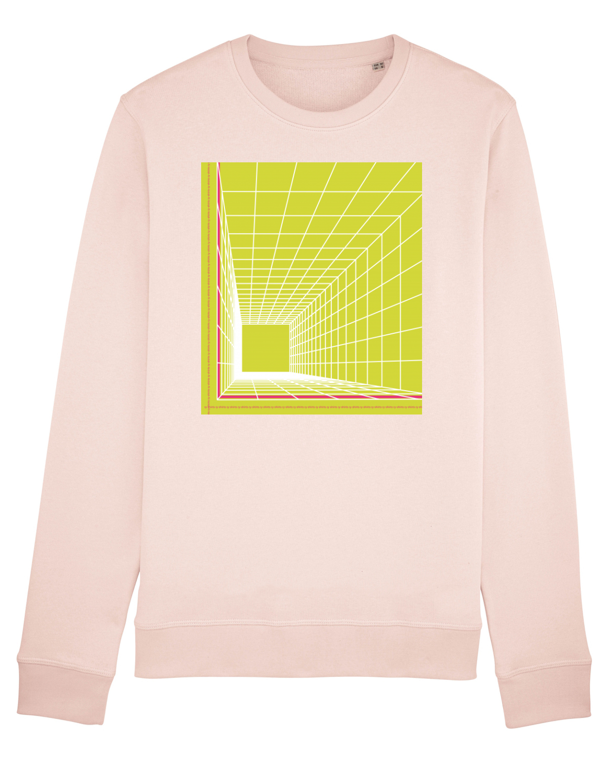 Bluză mânecă lungă Unisex Rise Candy Pink