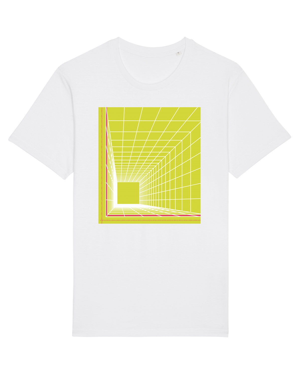Tricou mânecă scurtă Unisex Rocker White