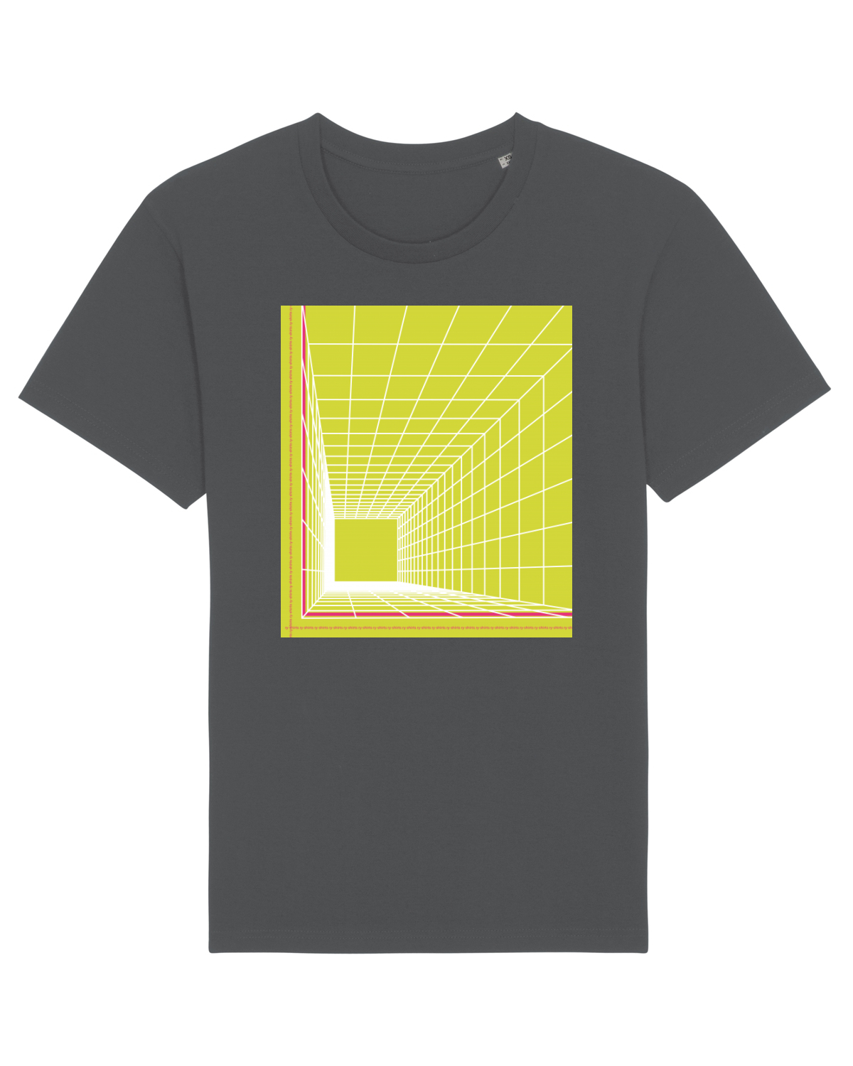 Tricou mânecă scurtă Unisex Rocker Anthracite