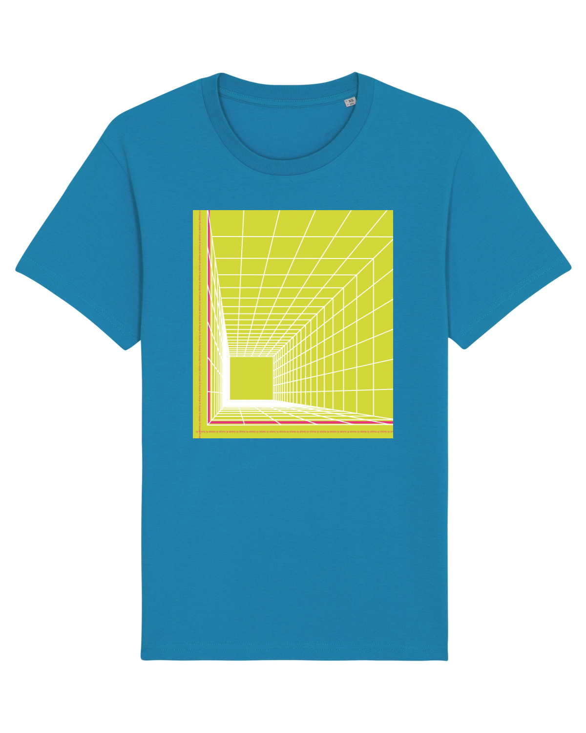 Tricou mânecă scurtă Unisex Rocker Azur