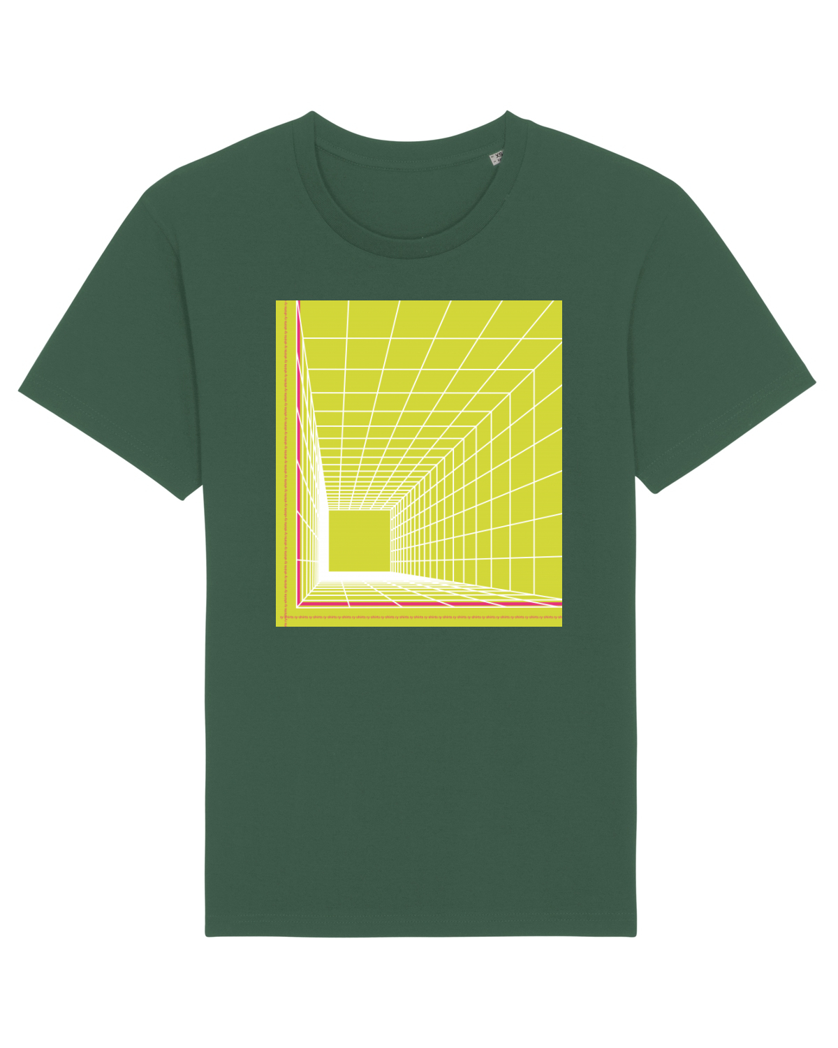 Tricou mânecă scurtă Unisex Rocker Bottle Green