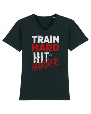 Train hard Hit harder Black
