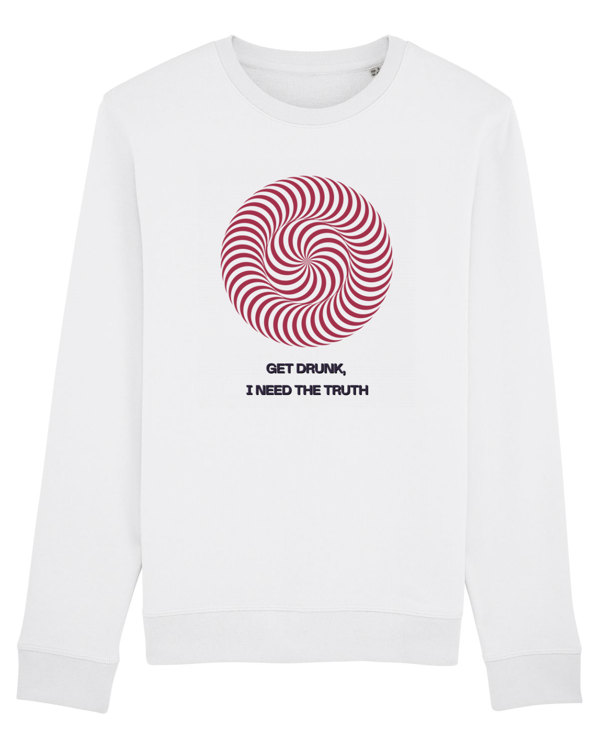 Bluză mânecă lungă Unisex Rise White