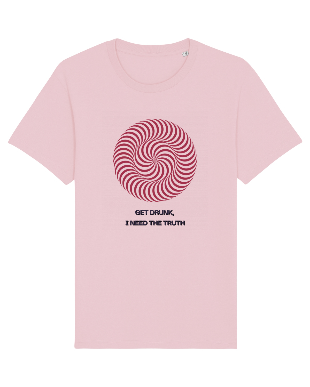 Tricou mânecă scurtă Unisex Rocker Cotton Pink