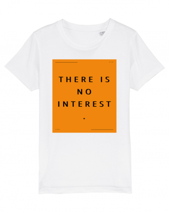 there is no interest White