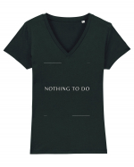 nothing to do Tricou mânecă scurtă guler V Damă Evoker