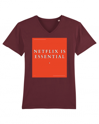 netflix is essential Burgundy