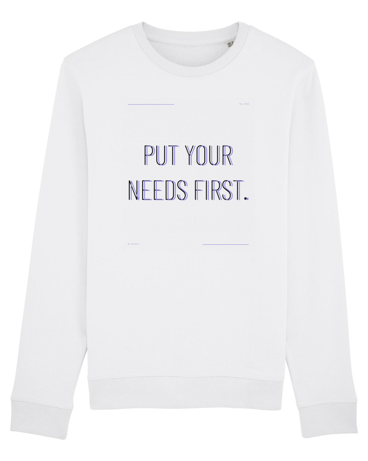 Bluză mânecă lungă Unisex Rise White