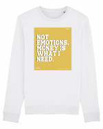 not emotions money is what i need Bluză mânecă lungă Unisex Rise