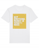 not emotions money is what i need Tricou mânecă scurtă Unisex Rocker