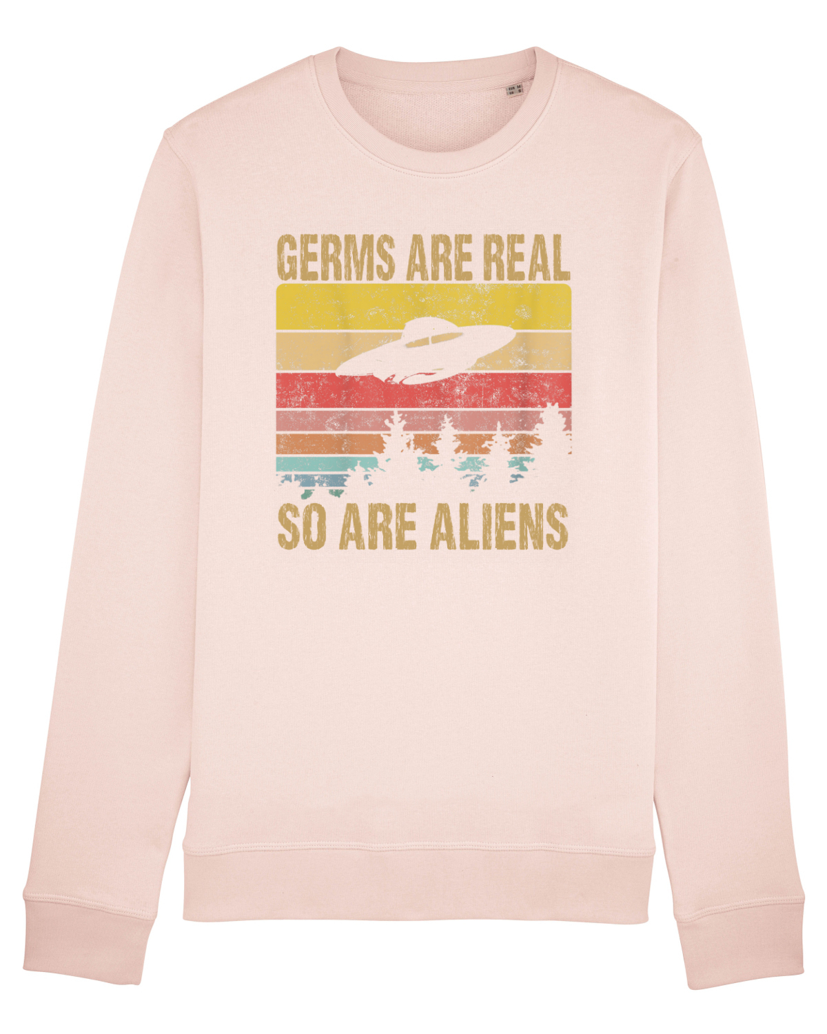 Bluză mânecă lungă Unisex Rise Candy Pink