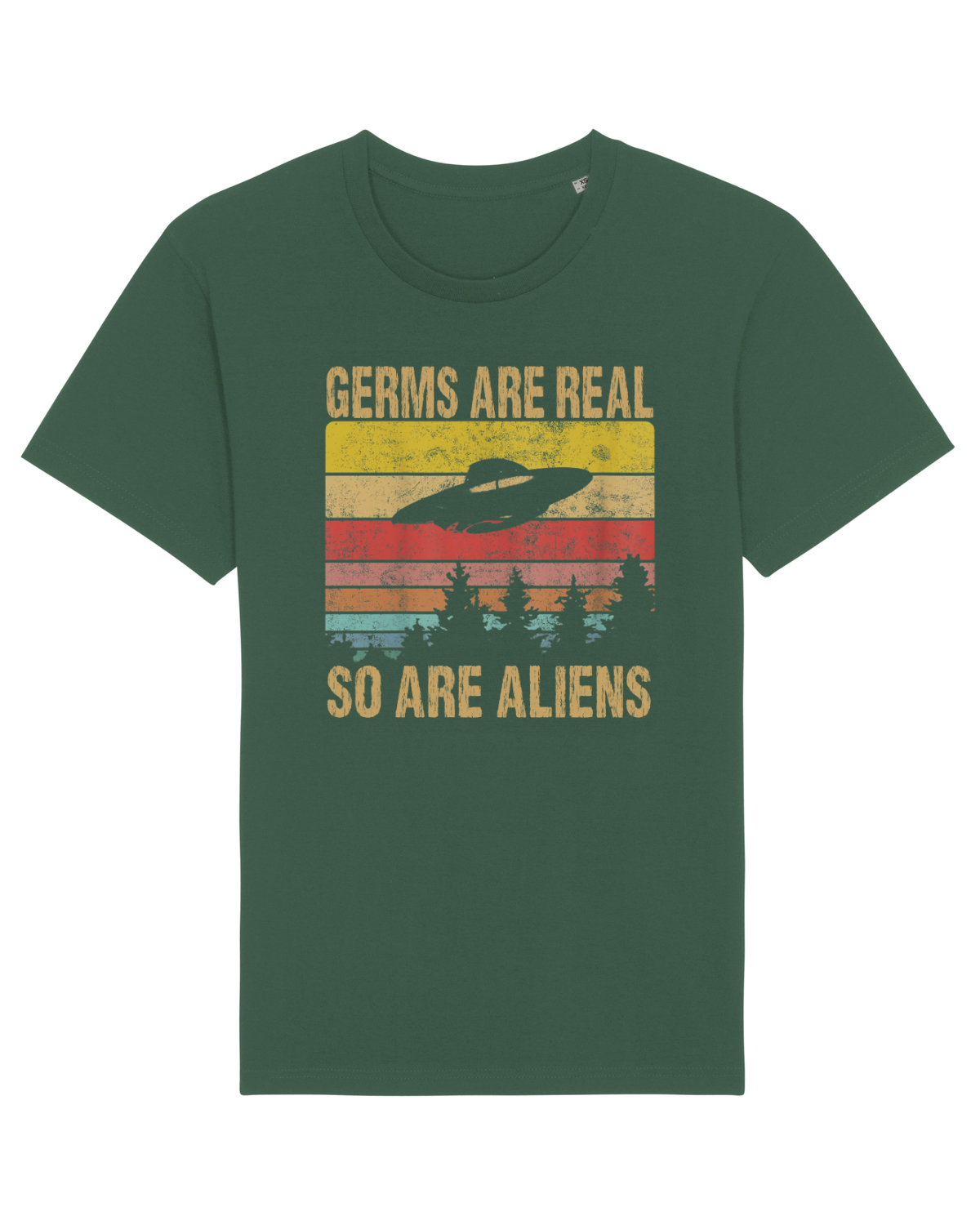Tricou mânecă scurtă Unisex Rocker Bottle Green