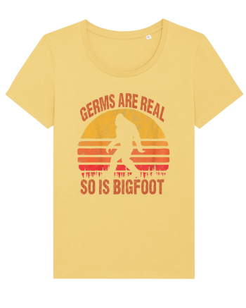 Germs Are Real So Is Bigfoot Retro Distressed Sunset Jojoba