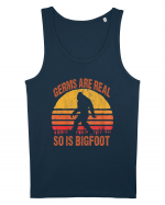 Germs Are Real So Is Bigfoot Retro Distressed Sunset Maiou Bărbat Runs