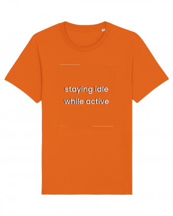 staying idle while active Bright Orange