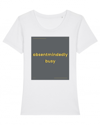 absentmindedely busy White