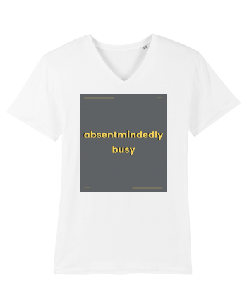 absentmindedely busy White