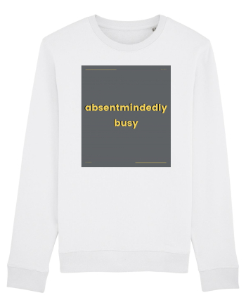 absentmindedely busy White