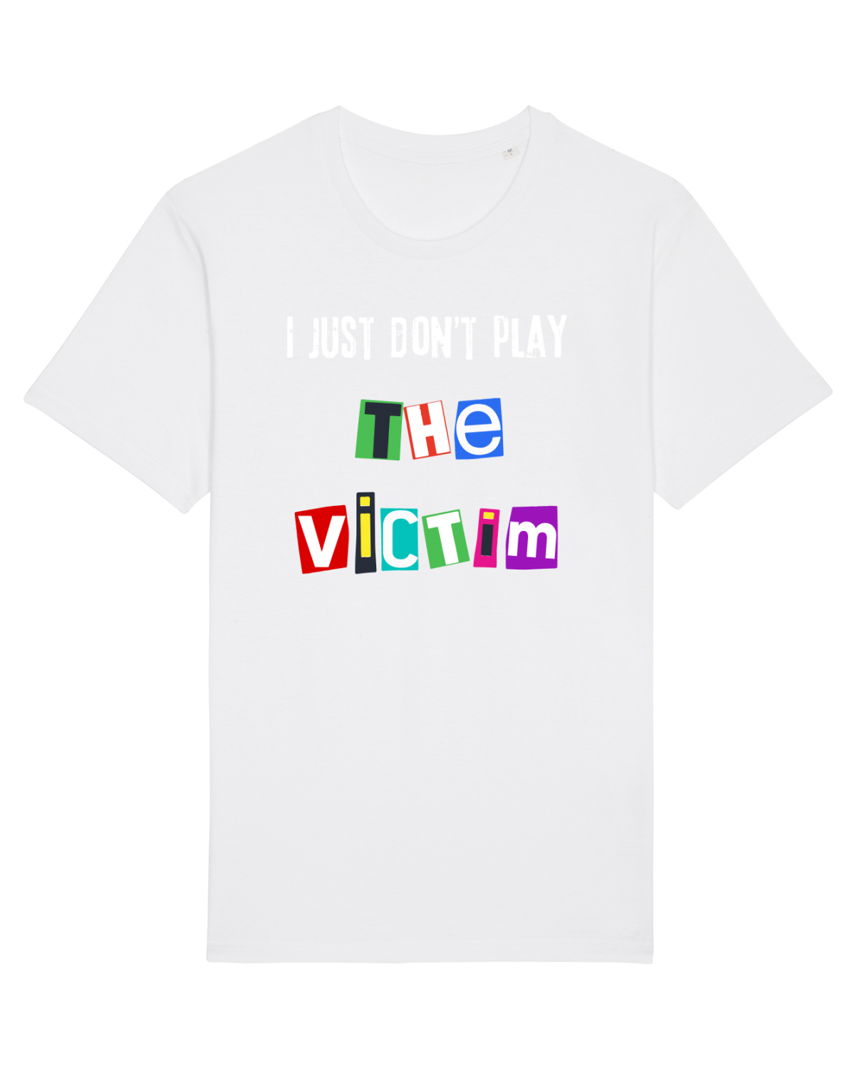 Tricou mânecă scurtă Unisex Rocker White