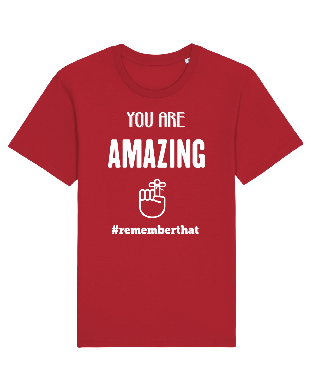 Tricou mânecă scurtă Unisex Rocker Red