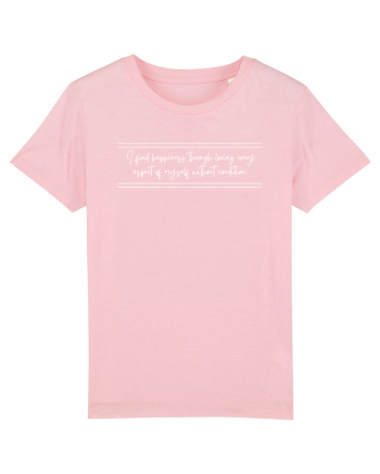 i find happiness through loving every aspect of myself without condition Cotton Pink