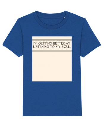 i m getting better at listening to my soul Majorelle Blue