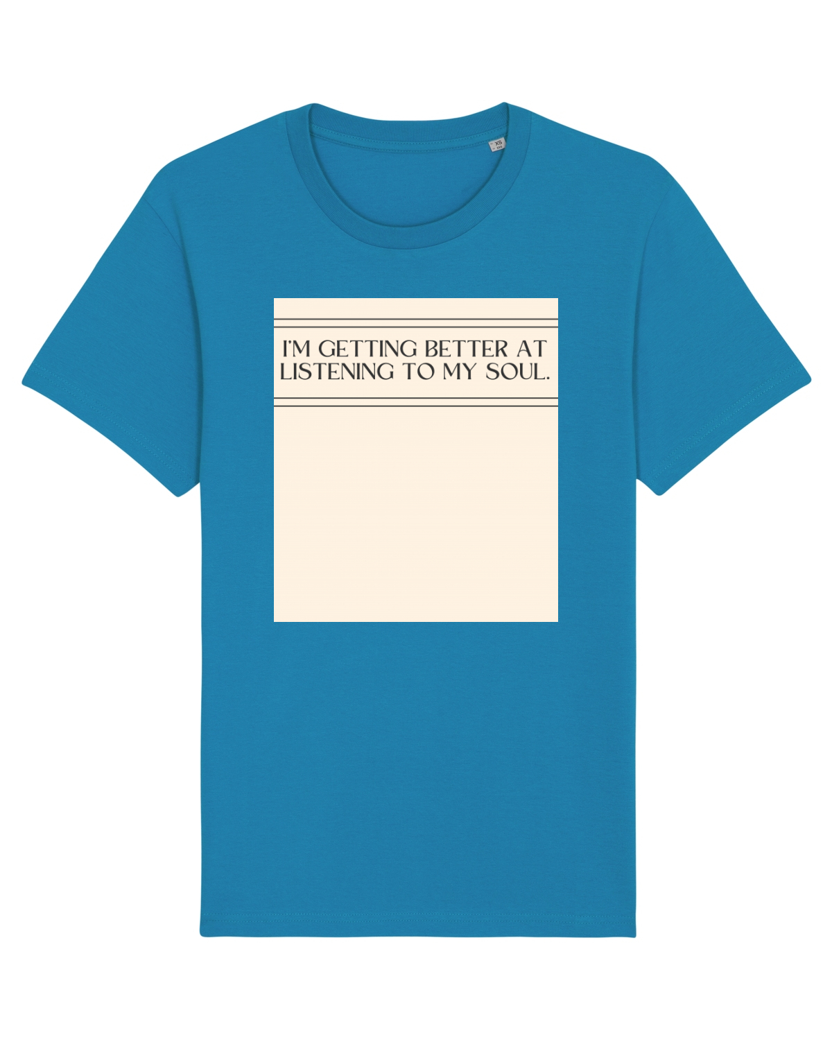 Tricou mânecă scurtă Unisex Rocker Azur