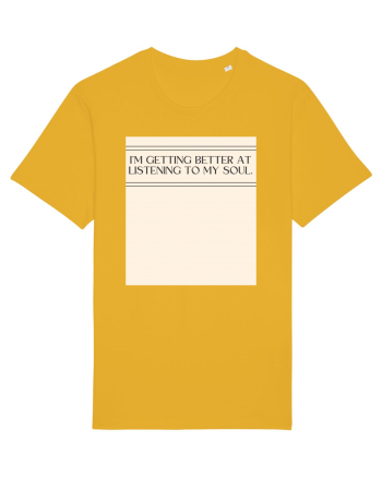 i m getting better at listening to my soul Spectra Yellow