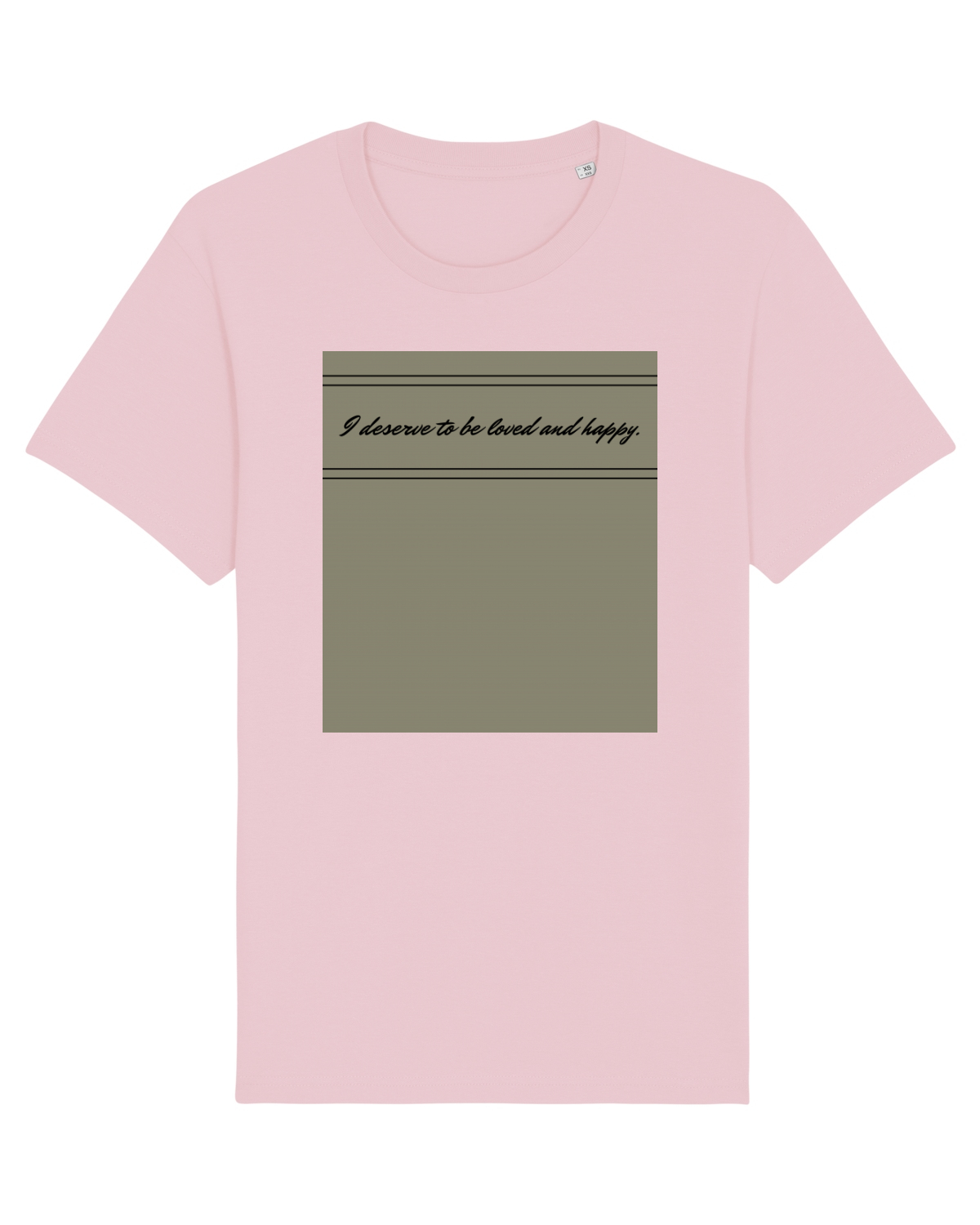 Tricou mânecă scurtă Unisex Rocker Cotton Pink