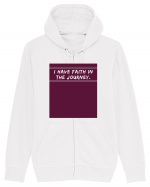 i have faith in the journey Hanorac cu fermoar Unisex Connector