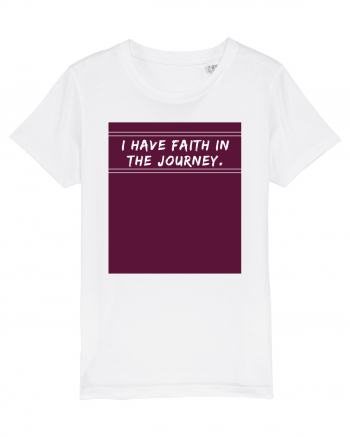 i have faith in the journey White