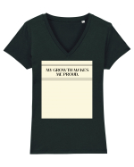 my growth makes me proud Tricou mânecă scurtă guler V Damă Evoker