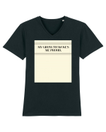 my growth makes me proud Tricou mânecă scurtă guler V Bărbat Presenter