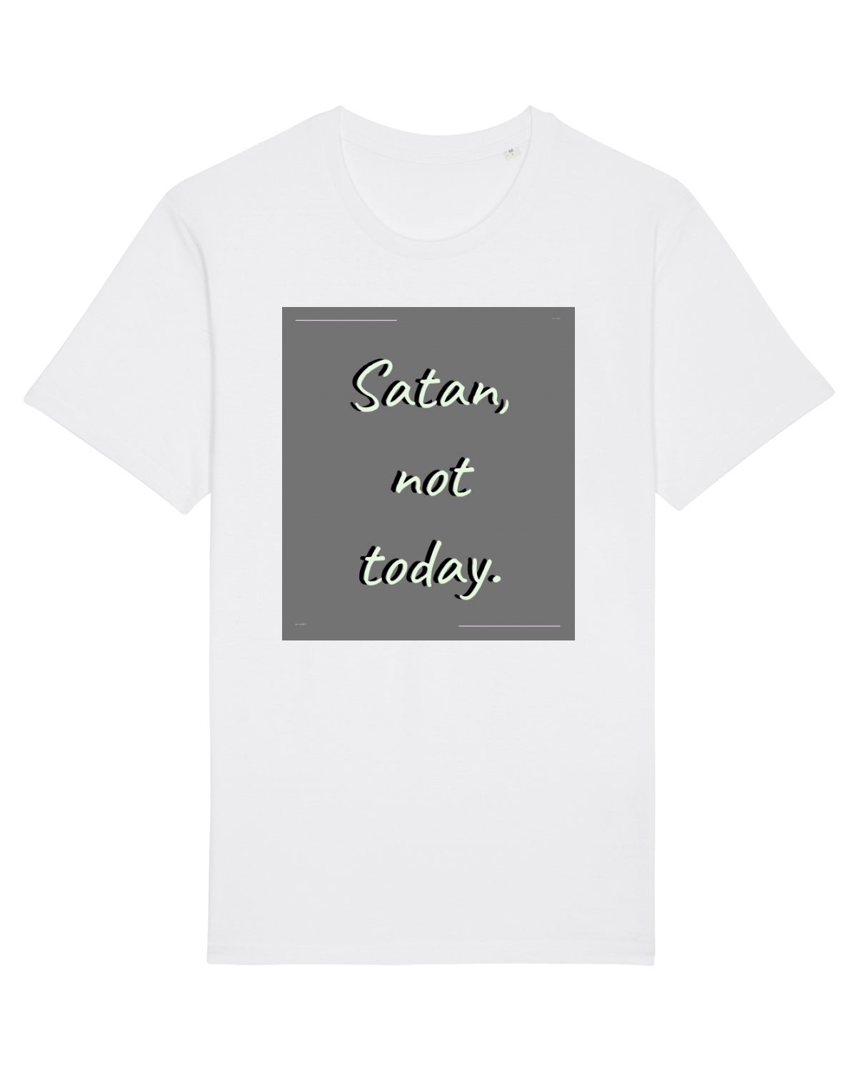 Tricou mânecă scurtă Unisex Rocker White