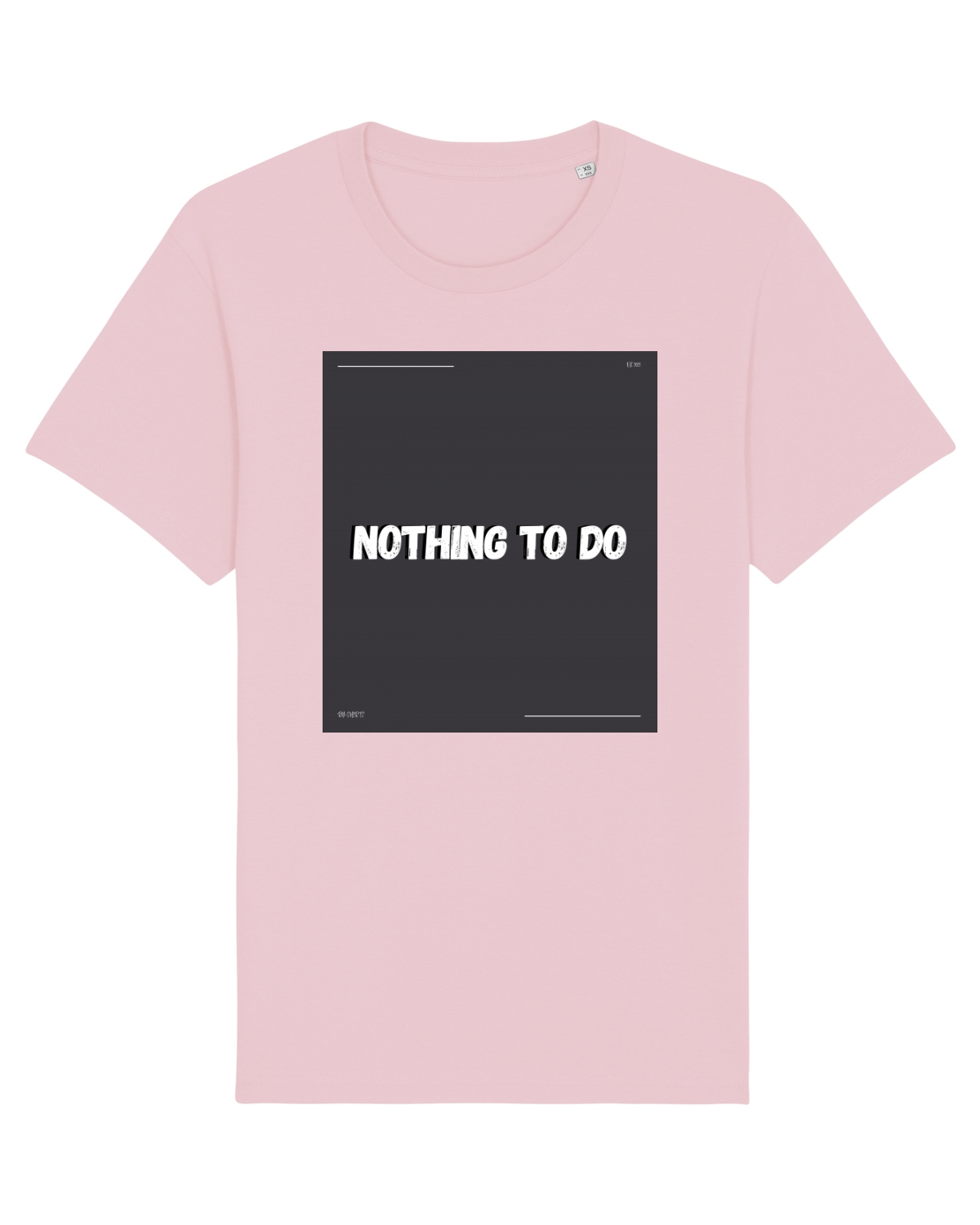 Tricou mânecă scurtă Unisex Rocker Cotton Pink